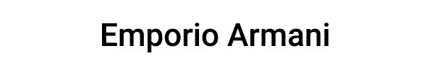 EMPORIO ARMANI